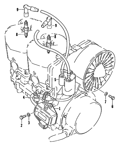 Parts Diagram for Arctic Cat 1980 TRAIL CAT 4000 SNOWMOBILE ELECTRICAL