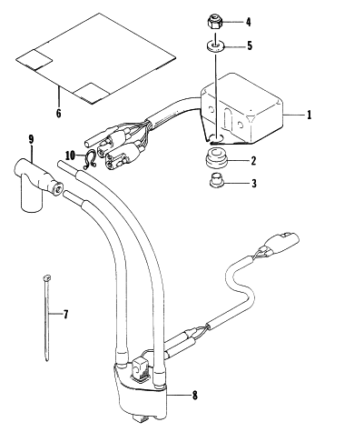 Parts Diagram for Arctic Cat 1997 ZR 440 SNOWMOBILE ELECTRICAL