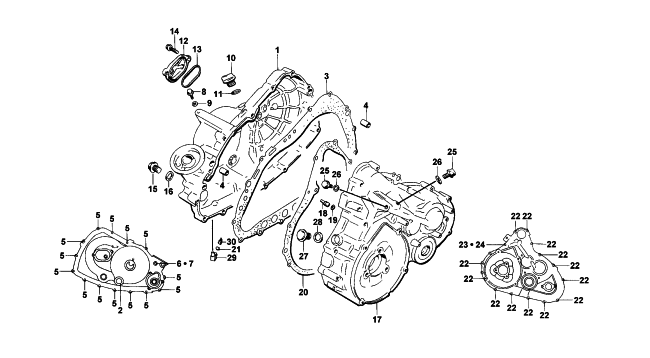 Parts Diagram for Arctic Cat 2001 400 2X4 (MANUAL TRANSMISSION) ATV CRANKCASE COVER ASSEMBLY