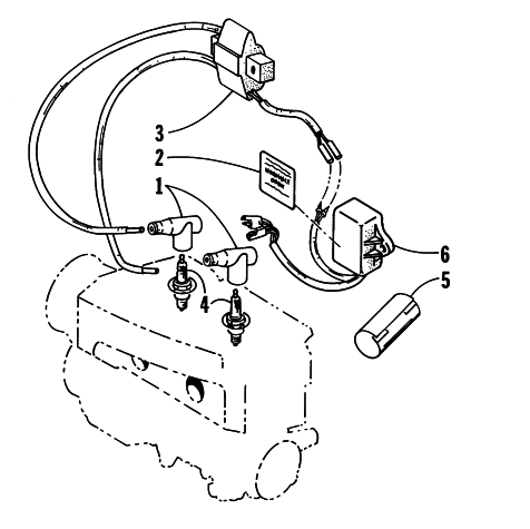 Parts Diagram for Arctic Cat 1999 JAG 440 SNOWMOBILE ELECTRICAL