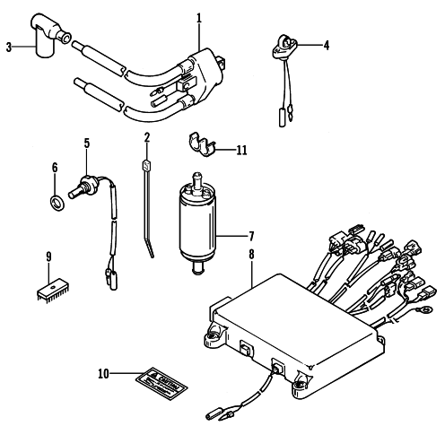 Parts Diagram for Arctic Cat 2000 POWDER SPECIAL 500 EFI SNOWMOBILE ELECTRICAL