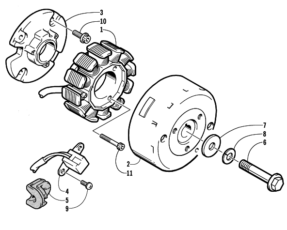 Parts Diagram for Arctic Cat 2002 PANTHER 570 () SNOWMOBILE MAGNETO
