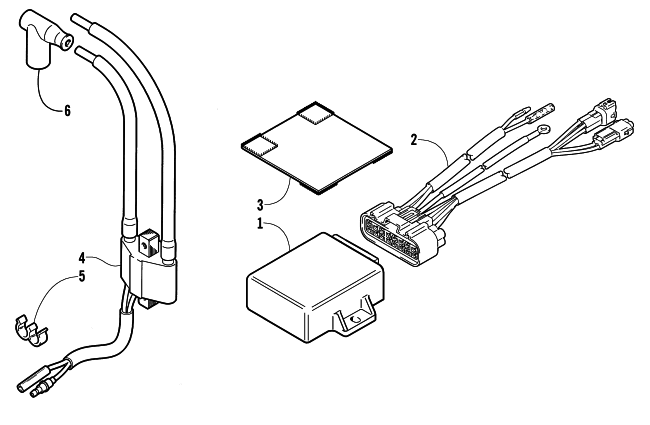 Parts Diagram for Arctic Cat 2002 Z 570 SNOWMOBILE ELECTRICAL