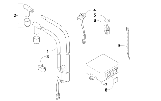 Parts Diagram for Arctic Cat 2012 F5 LXR SNOWMOBILE ELECTRICAL
