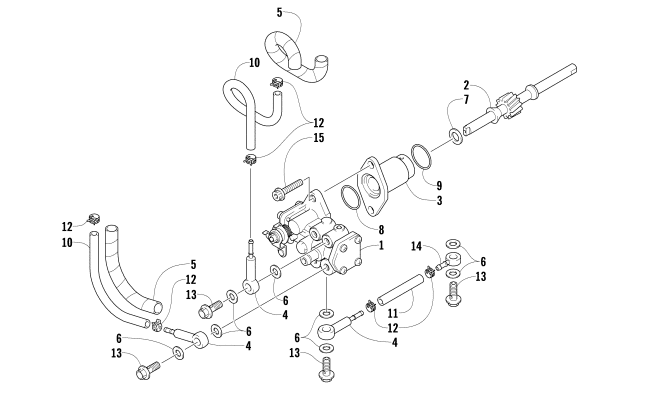 Parts Diagram for Arctic Cat 2012 XF 800 HIGH COUNTRY SNO PRO SNOWMOBILE OIL PUMP