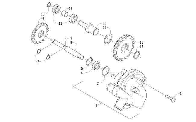 Parts Diagram for Arctic Cat 2011 TRV 1000s CRUISER ATV WATER PUMP ASSEMBLY