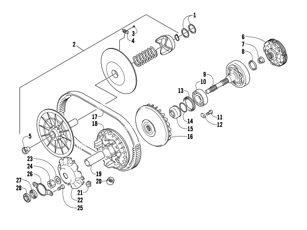 Parts Diagram for Arctic Cat 2012 WILDCAT 1000 GT ATV TRANSMISSION ASSEMBLY (ENGINE SERIAL NO. UP TO 20044789)