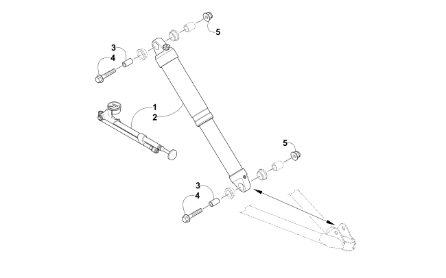 Parts Diagram for Arctic Cat 2015 XF 8000 CROSS-COUNTRY SNO PRO 141 SNOWMOBILE FRONT SHOCK ABSORBER ASSEMBLY