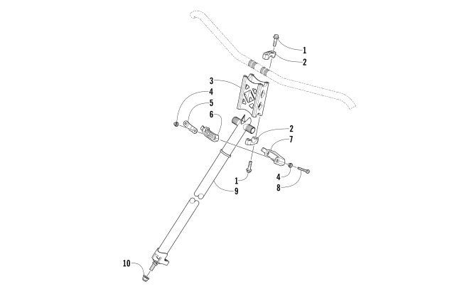 Parts Diagram for Arctic Cat 2016 ZR 7000 137 LTD EARLY BUILD SNOWMOBILE STEERING POST ASSEMBLY