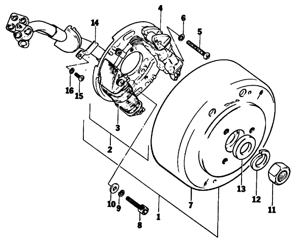 Parts Diagram for Arctic Cat 1977 CROSS COUNTRY CAT SNOWMOBILE MAGNETO