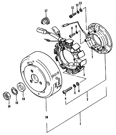 Parts Diagram for Arctic Cat 1981 PANTHER WEST SNOWMOBILE MAGNETO