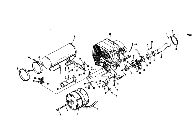 Parts Diagram for Arctic Cat 1974 PANTHER (Wankel) SNOWMOBILE ENGINE AND RELATED PARTS
