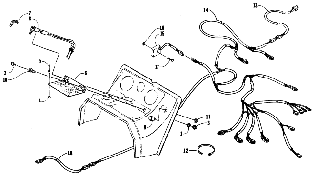 Parts Diagram for Arctic Cat 1990 JAG AFS LT SNOWMOBILE IGNITION, CHOKE, AND WIRING