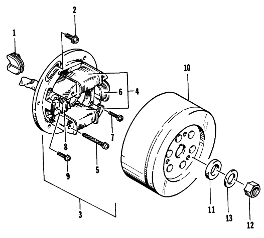 Parts Diagram for Arctic Cat 1992 PROWLER 2-UP SNOWMOBILE MAGNETO