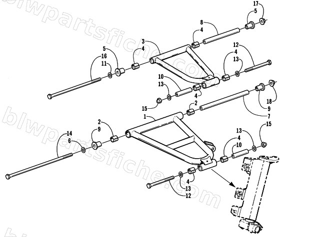 A-ARM ASSEMBLY diagram