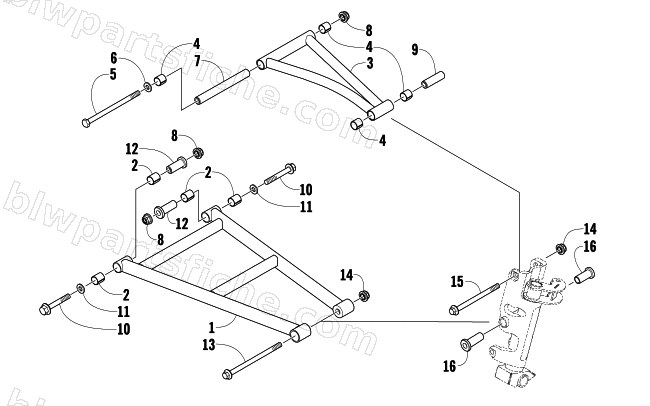 A-ARM ASSEMBLY diagram