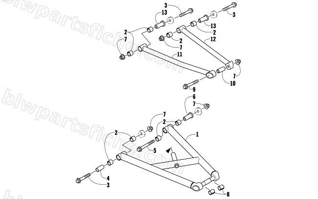 A-ARM ASSEMBLY diagram
