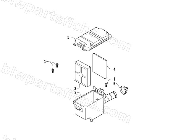 AIR CLEANER ASSEMBLY diagram