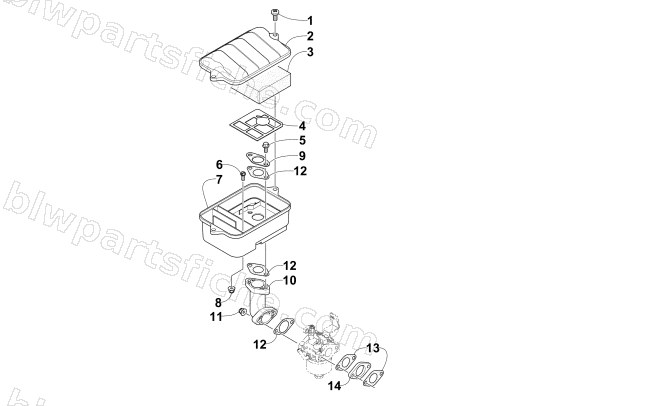 AIR CLEANER ASSEMBLY diagram