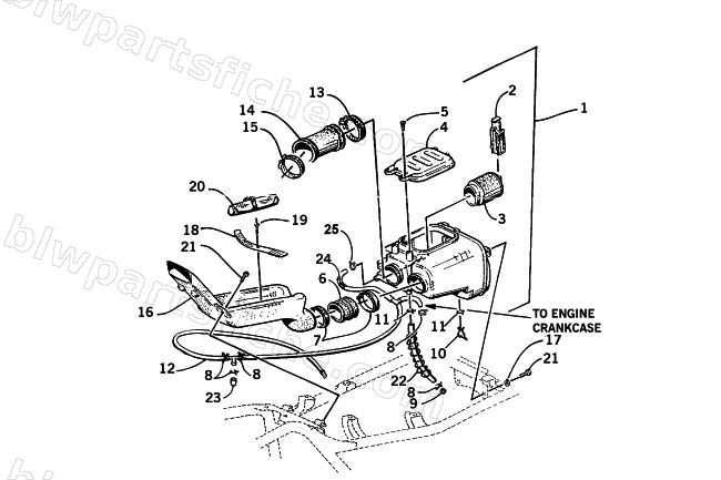 AIR INTAKE ASSEMBLY diagram