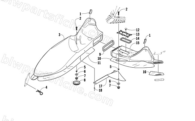 AIR INTAKE ASSEMBLY diagram