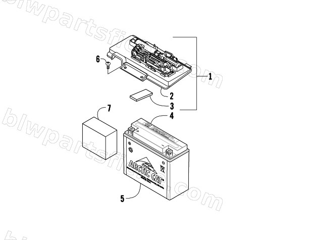 BATTERY ASSEMBLY diagram