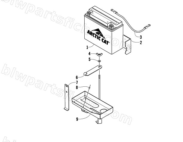 BATTERY ASSEMBLY diagram