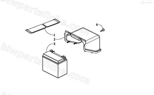 BATTERY ASSEMBLY diagram