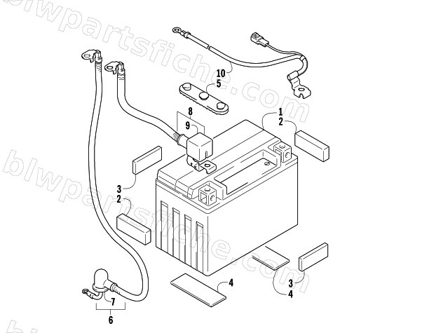 BATTERY ASSEMBLY diagram