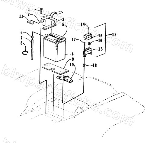 BATTERY ASSEMBLY diagram