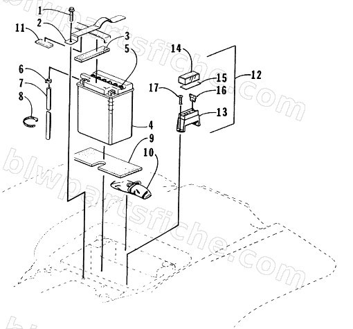 BATTERY ASSEMBLY diagram