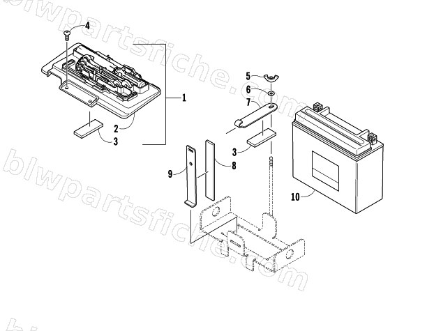 BATTERY ASSEMBLY diagram
