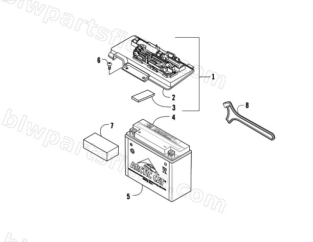 BATTERY ASSEMBLY diagram