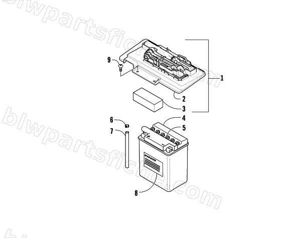 BATTERY ASSEMBLY diagram