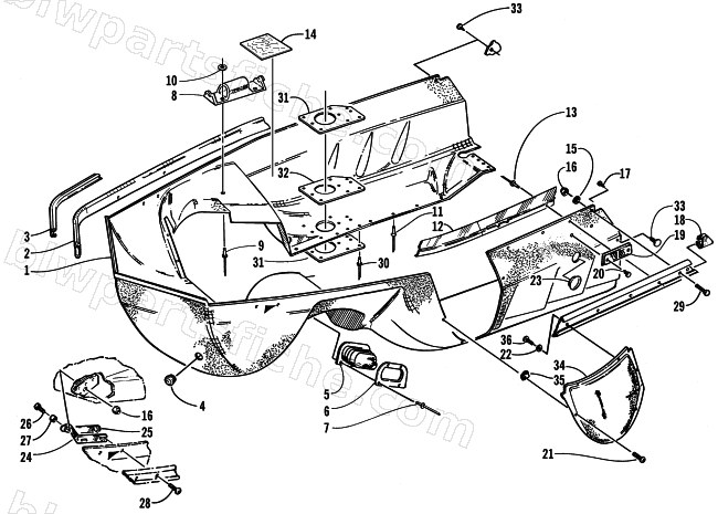 BELLY PAN ASSEMBLY diagram