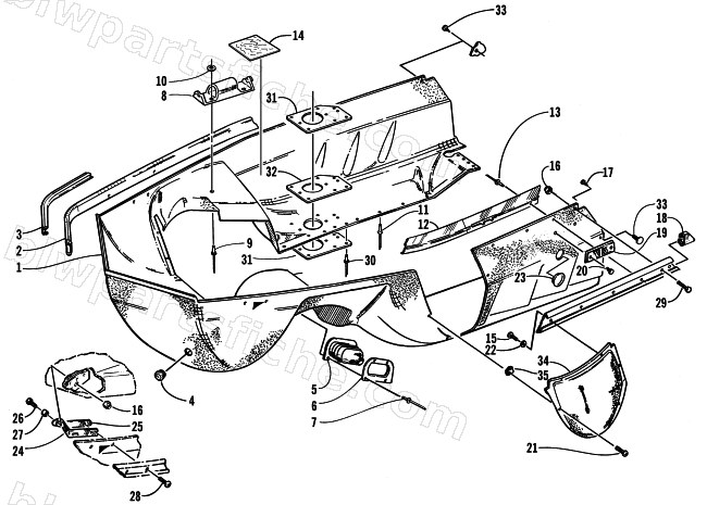 BELLY PAN ASSEMBLY diagram
