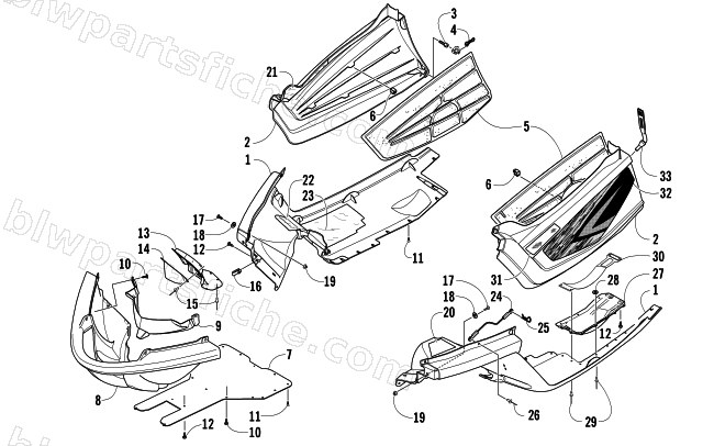 BELLY PAN ASSEMBLY diagram