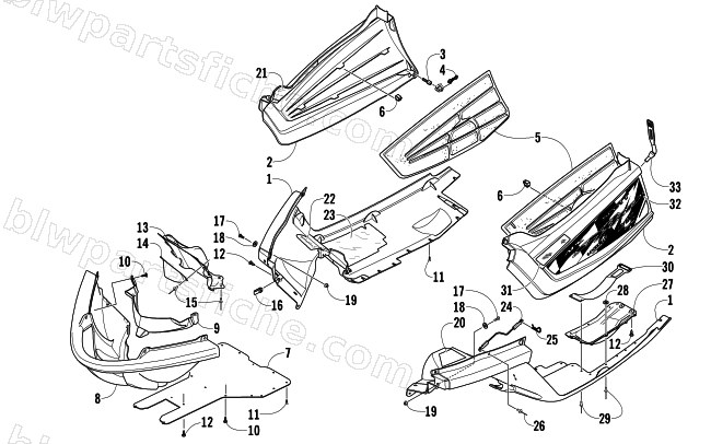 BELLY PAN ASSEMBLY diagram