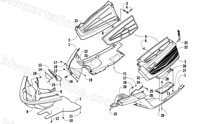 BELLY PAN ASSEMBLY diagram