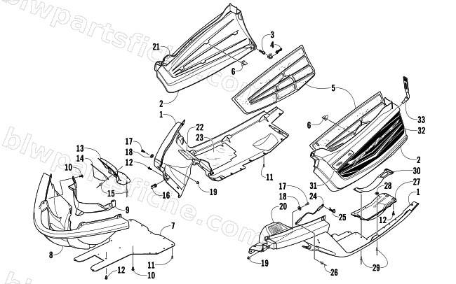 BELLY PAN ASSEMBLY diagram