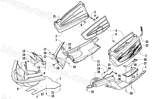 BELLY PAN ASSEMBLY diagram