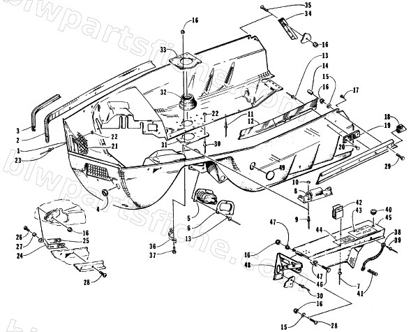 BELLY PAN ASSEMBLY diagram