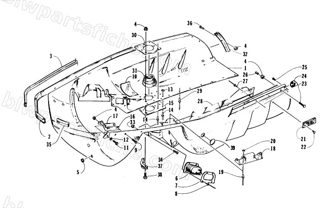 BELLY PAN ASSEMBLY diagram