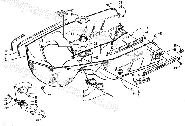 BELLY PAN ASSEMBLY diagram