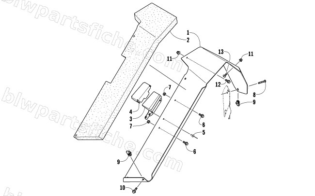BELT GUARD ASSEMBLY diagram