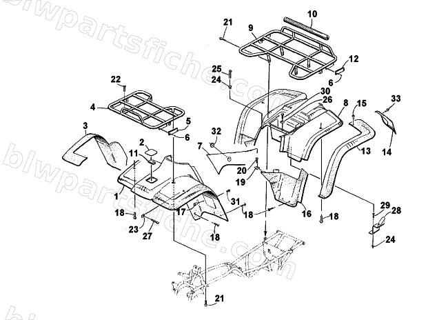 BODY PANEL ASSEMBLY diagram