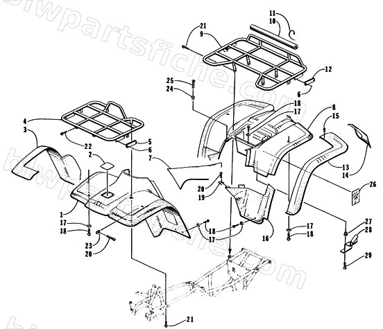 BODY PANEL ASSEMBLY diagram
