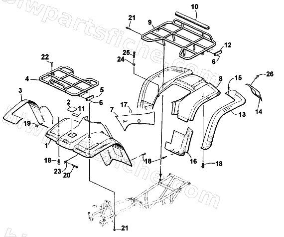 BODY PANEL ASSEMBLY diagram