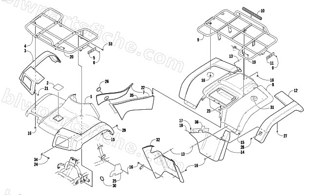 BODY PANEL ASSEMBLY diagram
