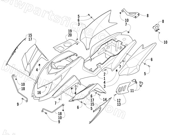 BODY PANEL ASSEMBLY diagram